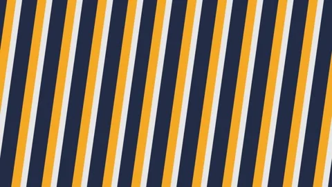Abstract diagonal striped motion background, in navy blue, and gold Stock Footage 339623683