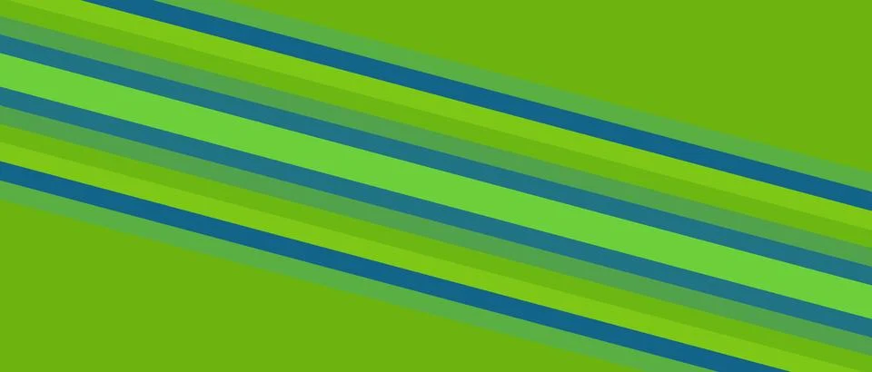 Abstract Diagonal Stripes Background with Green and Blue Geometric Lines Illustrazione stock