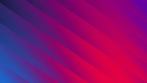 Abstract diagonal stripes pattern with pink and blue gradient lighting geometric Vídeos de archivo 343152726