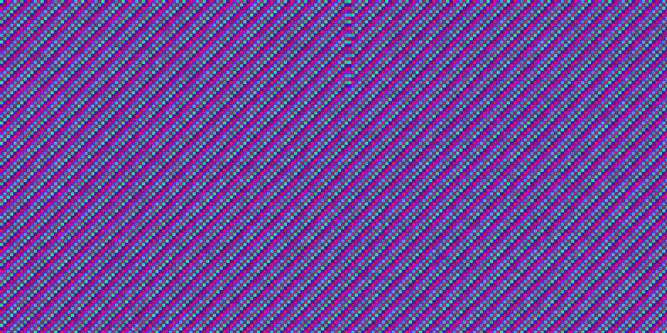 Abstract diagonal stripes pattern in purple and cyan colors Stock Illustration