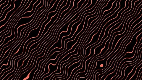 Abstract Diagonal Wavy Lines on Dark Gradient Background Stock Footage 314242902