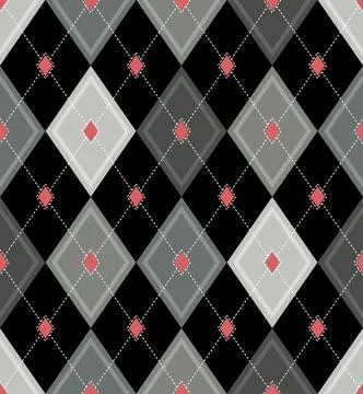 Abstract diamond fabric seamless pattern Stock Illustration