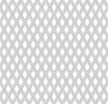 Abstract diamond geometric rhombus pattern background. Vector seamless Stock Illustration