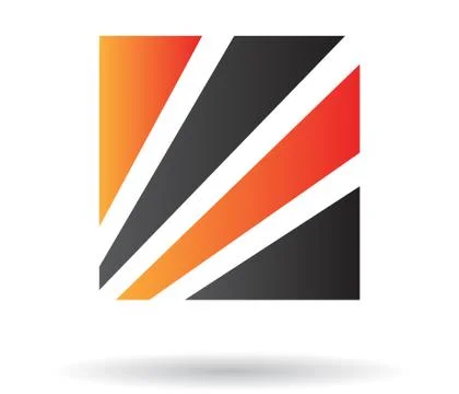 Abstract diamond logo icon Stock Illustration