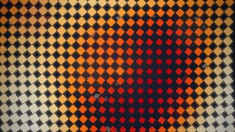 Abstract Diamond Pattern Background - Orange, Yellow, and Dark Gradient Stock Footage 348413332