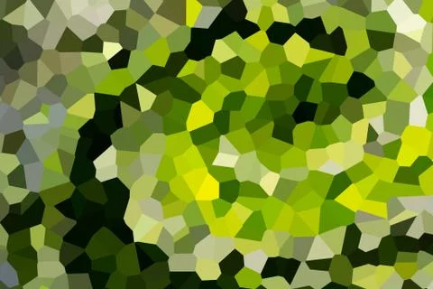 Abstract diamond pattern green black multifaceted background art Foto stock