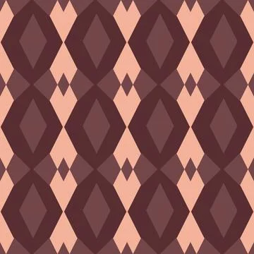 An abstract diamond shapes seamless vector pattern Stock Illustration