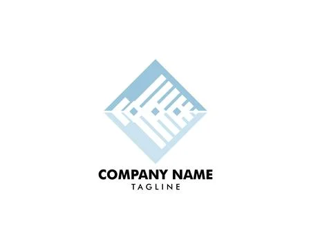 Abstract diamond vector icon logo Stock Illustration