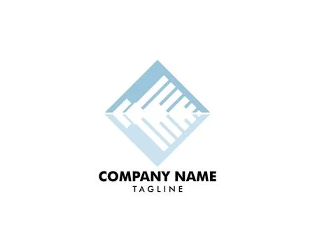 Abstract diamond vector icon logo Stock Illustration