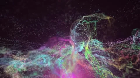 Abstract different colors spirals shaking motion background 스톡 동영상 261926877