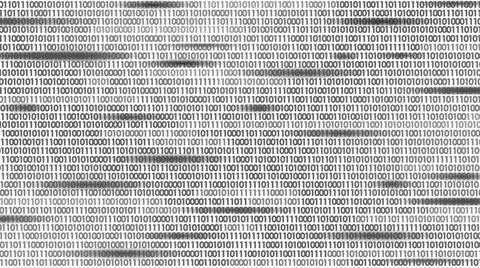 Abstract digital 3D background. Information code flow data analysis concept Stock Illustration