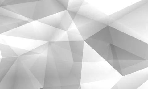 Abstract digital 3d chaotic polygonal structure 库存插图
