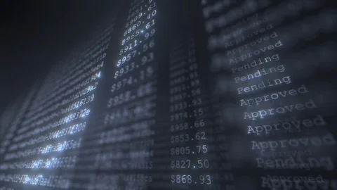 Abstract digital 3d global transactions concept Video stock 104376136