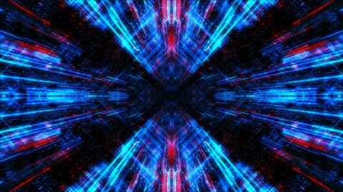 Abstract digital abstract virtual city. イラスト素材