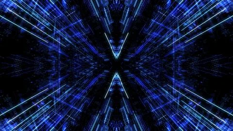 Abstract digital abstract virtual city. イラスト素材