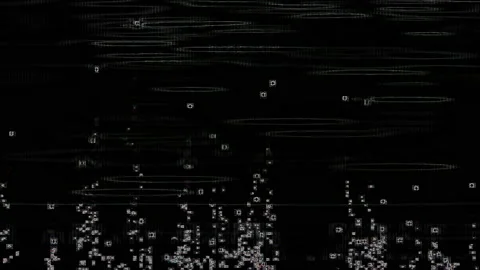 Abstract, Digital-Analog Computer Screen Effect with More Details 스톡 동영상 148400144