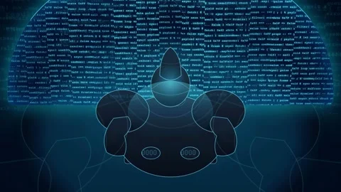 Abstract Digital Animation of Artificial Intelligence Brain with Scrolling Stock Footage 341834423