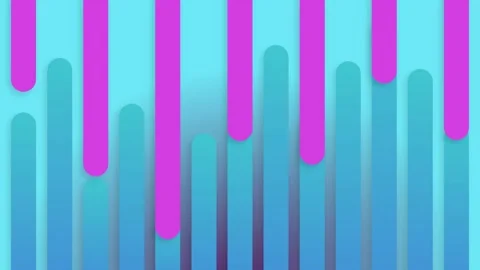 Abstract Digital Animation With Blue and Pink Gradient Bars Stock Footage 331035349