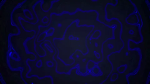 Abstract Digital Animation of Blue Wavy Lines Forming a Seamless Loop for Futuri Stock Footage 317447639