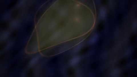 Abstract Digital Animation Featuring Pulsing Glowing Organic Cell Structure. Stock Footage 341776478