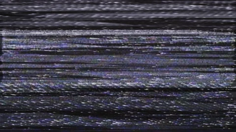 Abstract Digital Animation. Old TV. Glitch Error Video Damage. Signal Noise Stock Footage 148939485