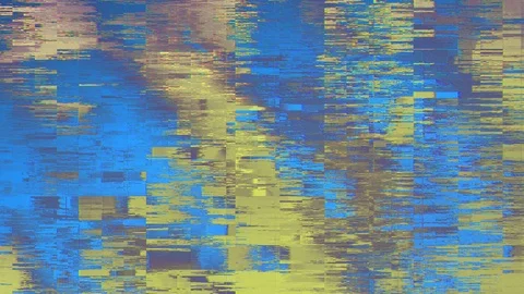 Abstract Digital Animation Pixel Color Glitch Error Video. 動画素材 114490776