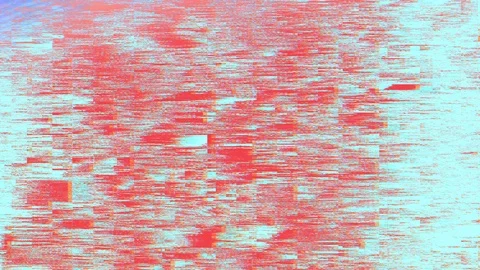 Abstract Digital Animation Pixel Color Glitch Error Video Stock Footage 114490801