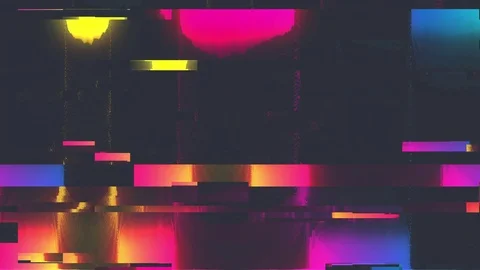 Abstract Digital Animation Pixel Noise Glitch Error Video Damage Stock Footage 79344376