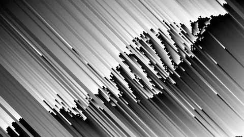 Abstract Digital Animation Pixel Noise Glitch Video Damage. Black and white 動画素材 99842481