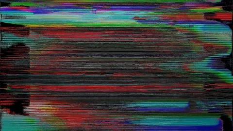 Abstract Digital Animation Pixel Noise Glitch Error Video Damage Ops Stock Footage 107187630