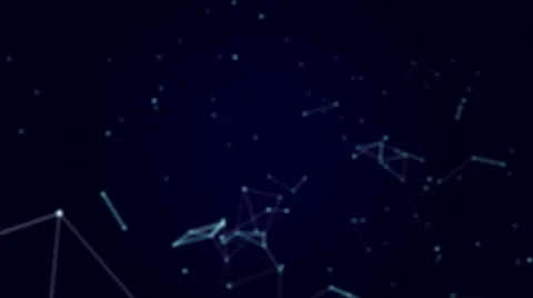 Abstract digital animation with plexus elements V1 Stock Footage 56156657