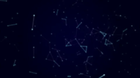 Abstract digital animation with plexus elements  V2 Stock-Footage 56157153