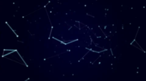 Abstract digital animation with plexus elements V9 Stock Footage 56161523