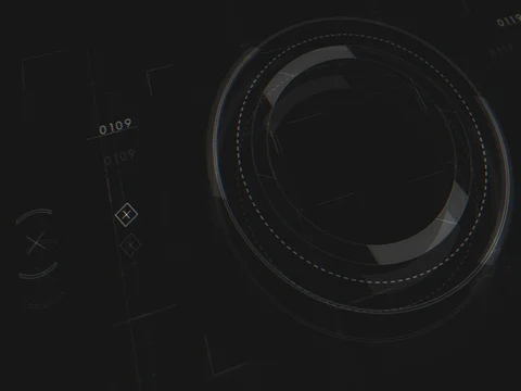 Abstract Digital Animation User Interface HUD Vídeos de archivo 76093656