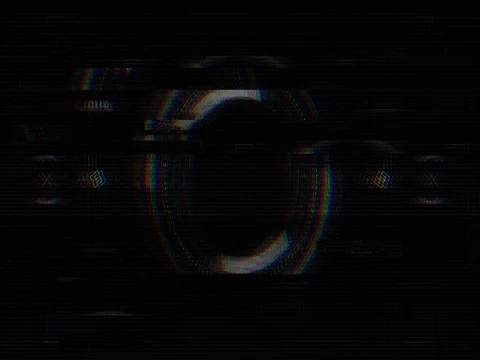 Abstract Digital Animation User Interface HUD with Pixel Noise Glitch Error Vide Stock Footage 76098751