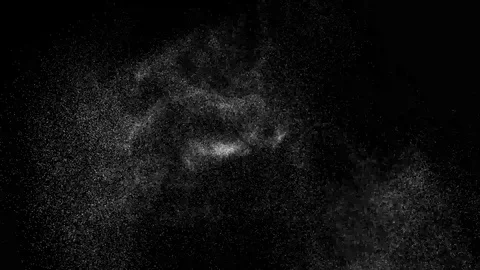 Abstract Digital Animation White Noise On Black Background. Stock Footage 106400205