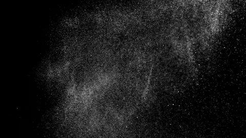 Abstract Digital Animation White Noise On Black Background. Stock Footage 106414921