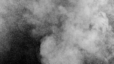 Abstract Digital Animation White Noise On Black Background. Stock Footage 106443155