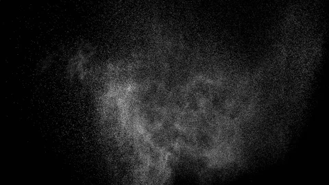 Abstract Digital Animation White Noise On Black Background. Stock Footage 106448246