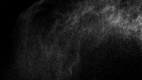 Abstract Digital Animation White Noise On Black Background. Stock Footage 106449949