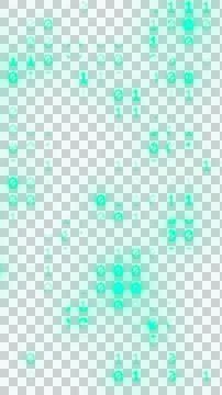 Abstract digital art background with binary code and fluid waves. Stock Illustration