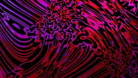 Abstract digital art background featuring dynamic wavy lines and organic pattern Stock Illustration