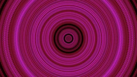 Abstract digital art with concentric circles and vibrant pink and purple hues Stock Illustration