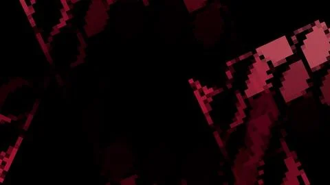 Abstract digital art with deep red and black geometric shapes and patterns 스톡 일러스트