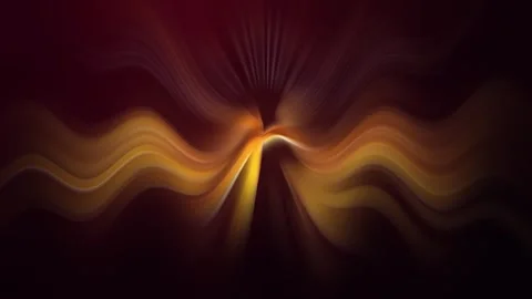 Abstract Digital Art with Dynamic Waves and Light Stock Footage 289115252