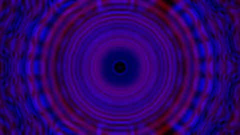 Abstract digital art featuring concentric circles in vibrant Stock Illustration
