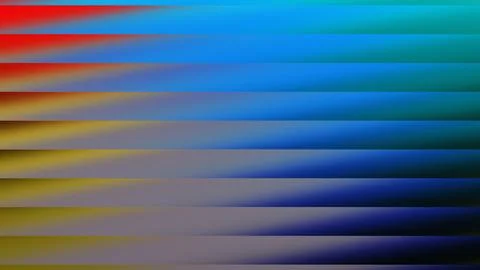 Abstract digital art featuring horizontal stripes of vibrant red blue and g.. Stock Illustration