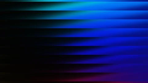 Abstract digital art featuring horizontal blue and black stripes with subtl.. Stock-Illustration
