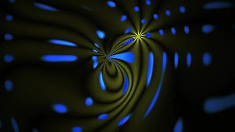 Abstract Digital Art Featuring Pulsing Geometric Patterns and Glowing Light.. Stock Footage 341776824