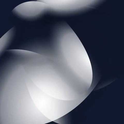 Abstract digital art with flowing shapes and gradients in dark space. Stock Footage 327259740